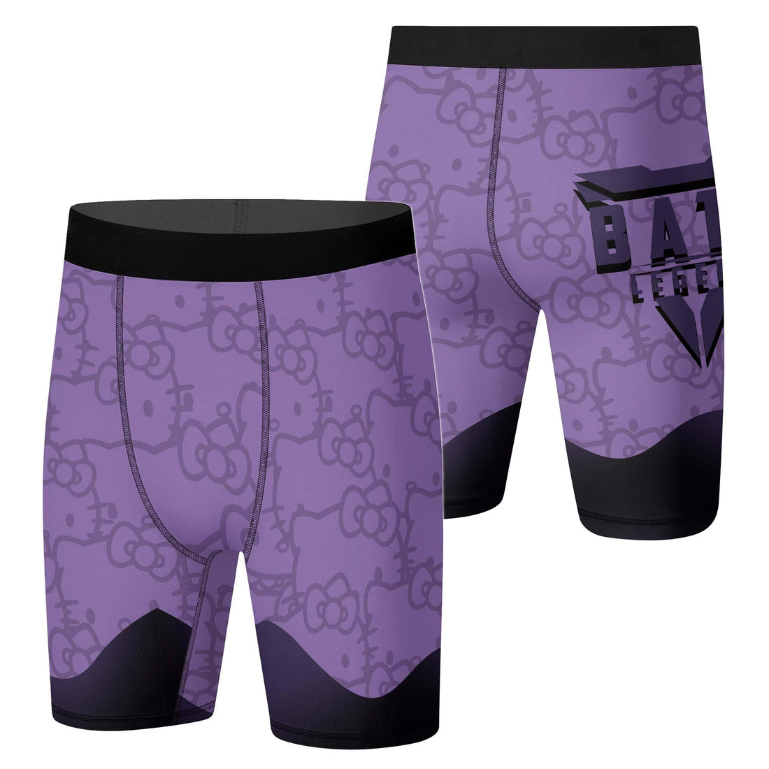 Hello Kitty Jiu Jitsu Purple Compression Shorts