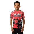 Here Comes Deadpool Kids Rash Guard