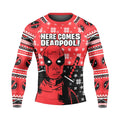 Here Comes Deadpool Rash Guard