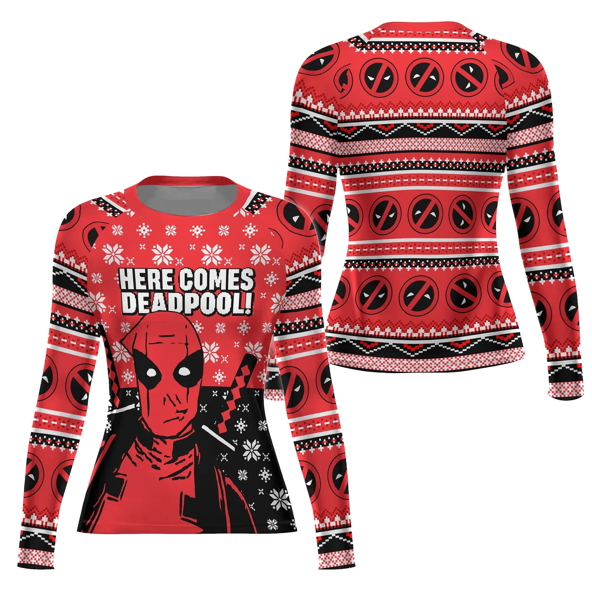 Here Comes Deadpool Rash Guard