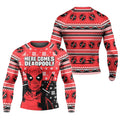 Here Comes Deadpool Rash Guard