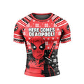 Here Comes Deadpool Rash Guard