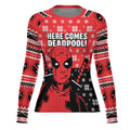 Here Comes Deadpool Rash Guard