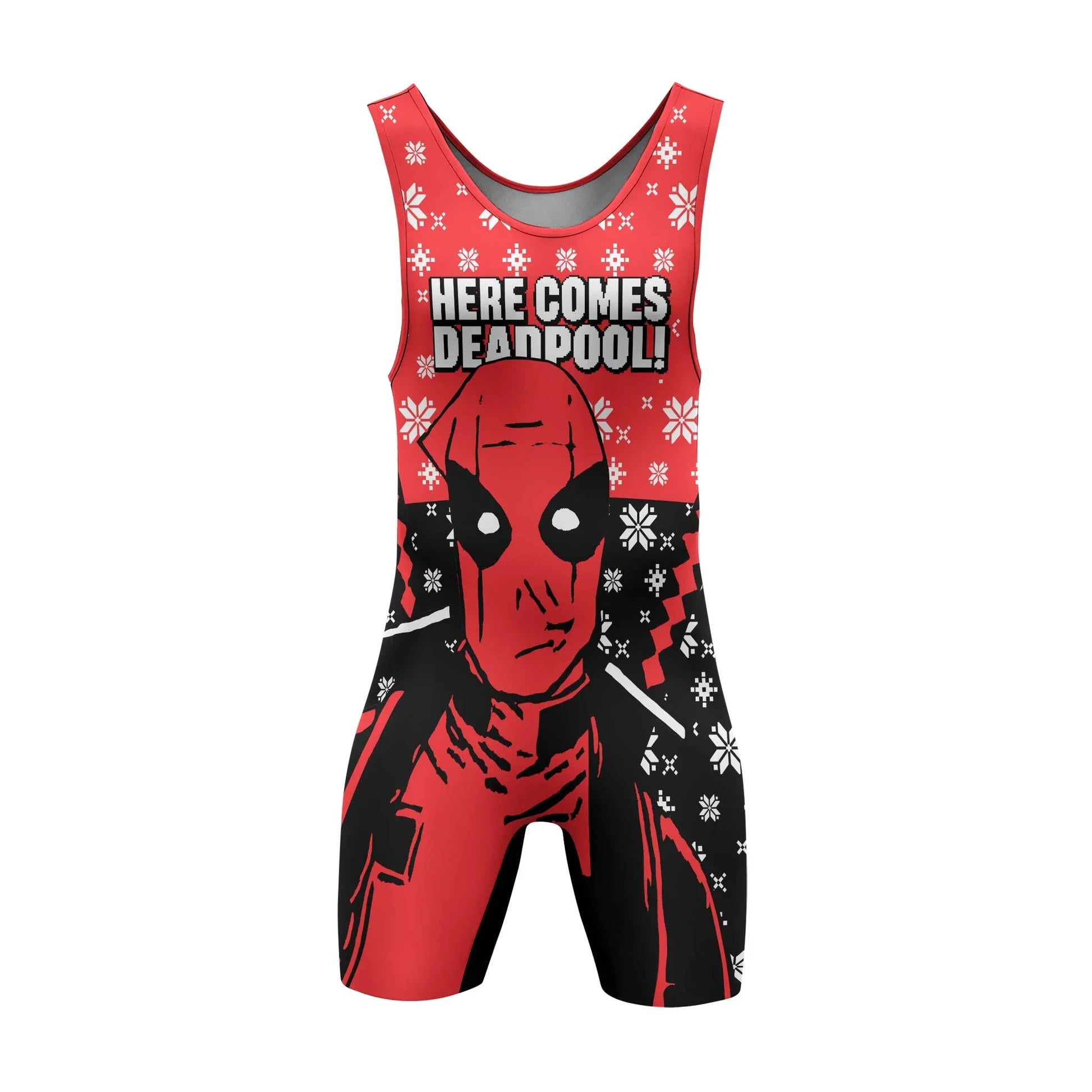 Here Comes Deadpool Wrestling Singlet