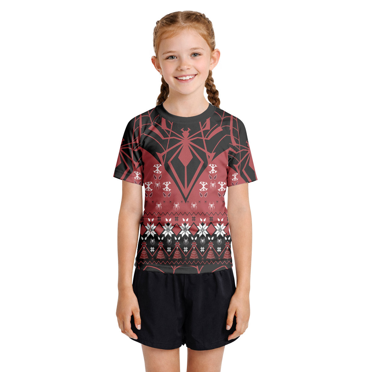 Holiday Spider Strike Kids Rash Guard