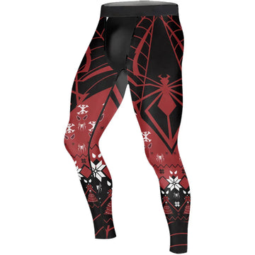 Holiday Spider Strike Men's Compression Leggings