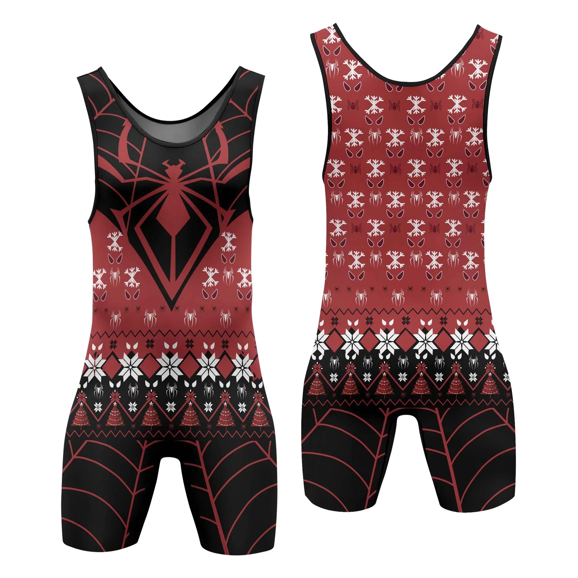 Holiday Spider Strike Wrestling Singlet