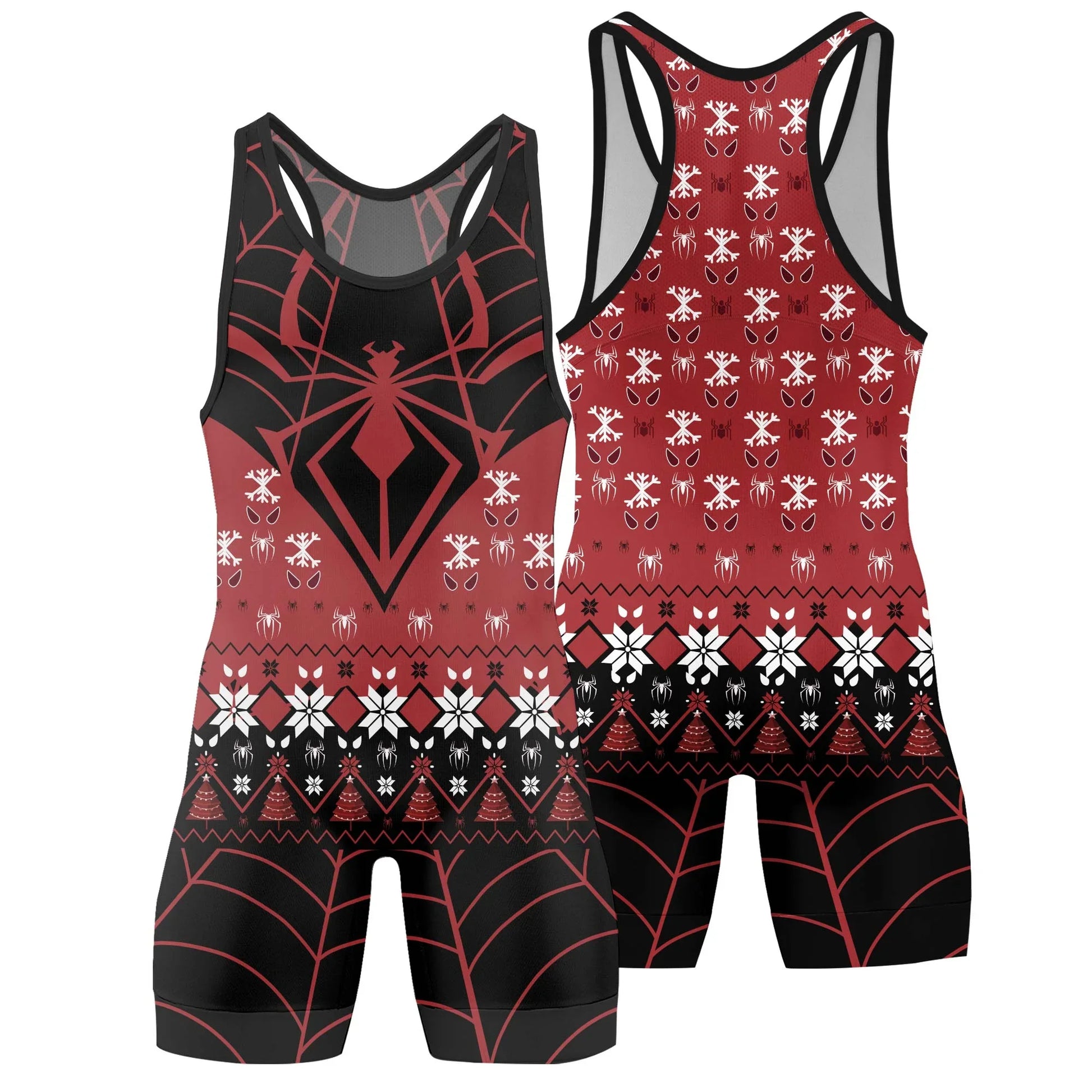 Holiday Spider Strike Wrestling Singlet