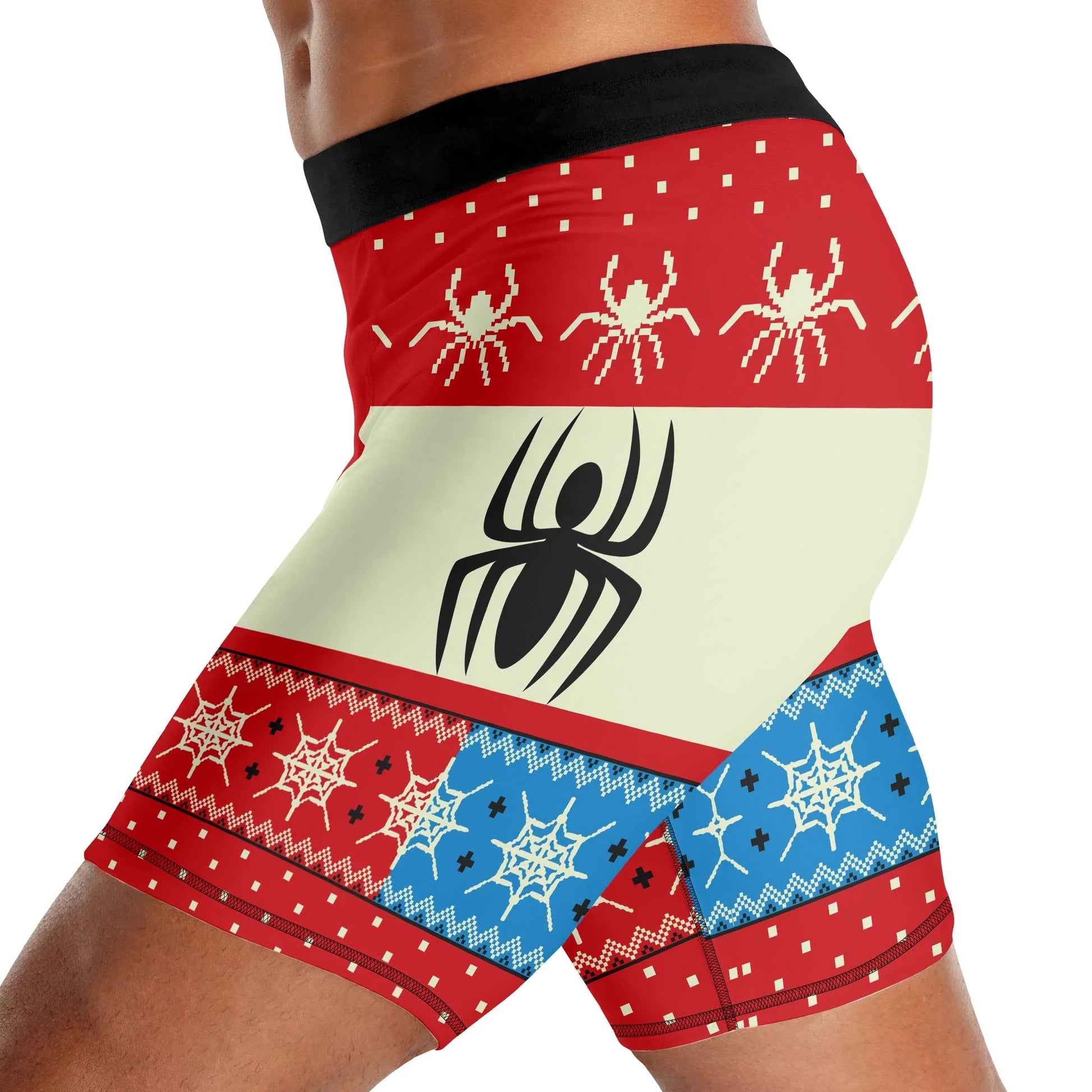 Holiday Web Warrior Compression Shorts