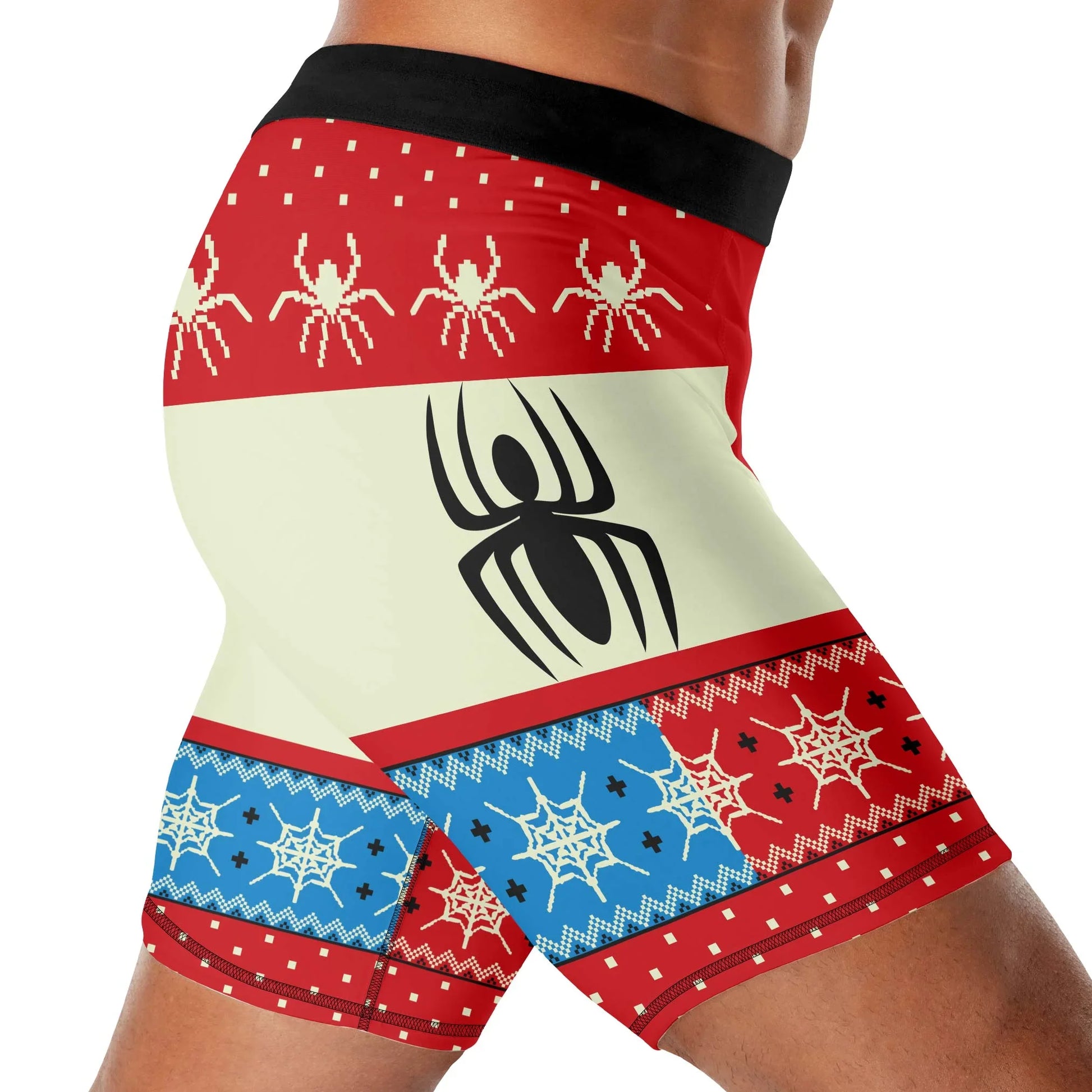 Holiday Web Warrior Compression Shorts