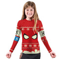 Holiday Web Warrior Kids Rash Guard