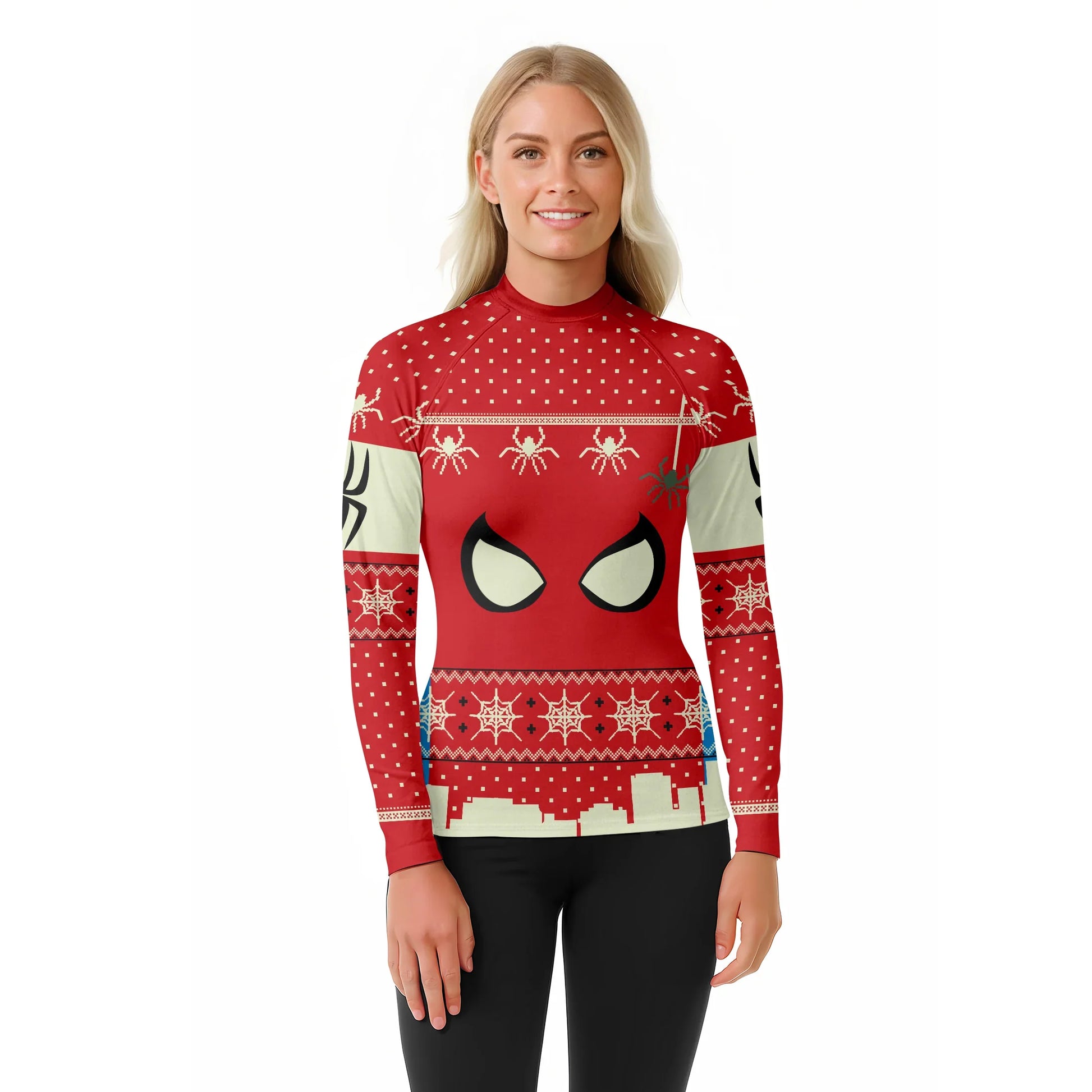 Holiday Web Warrior Rash Guard