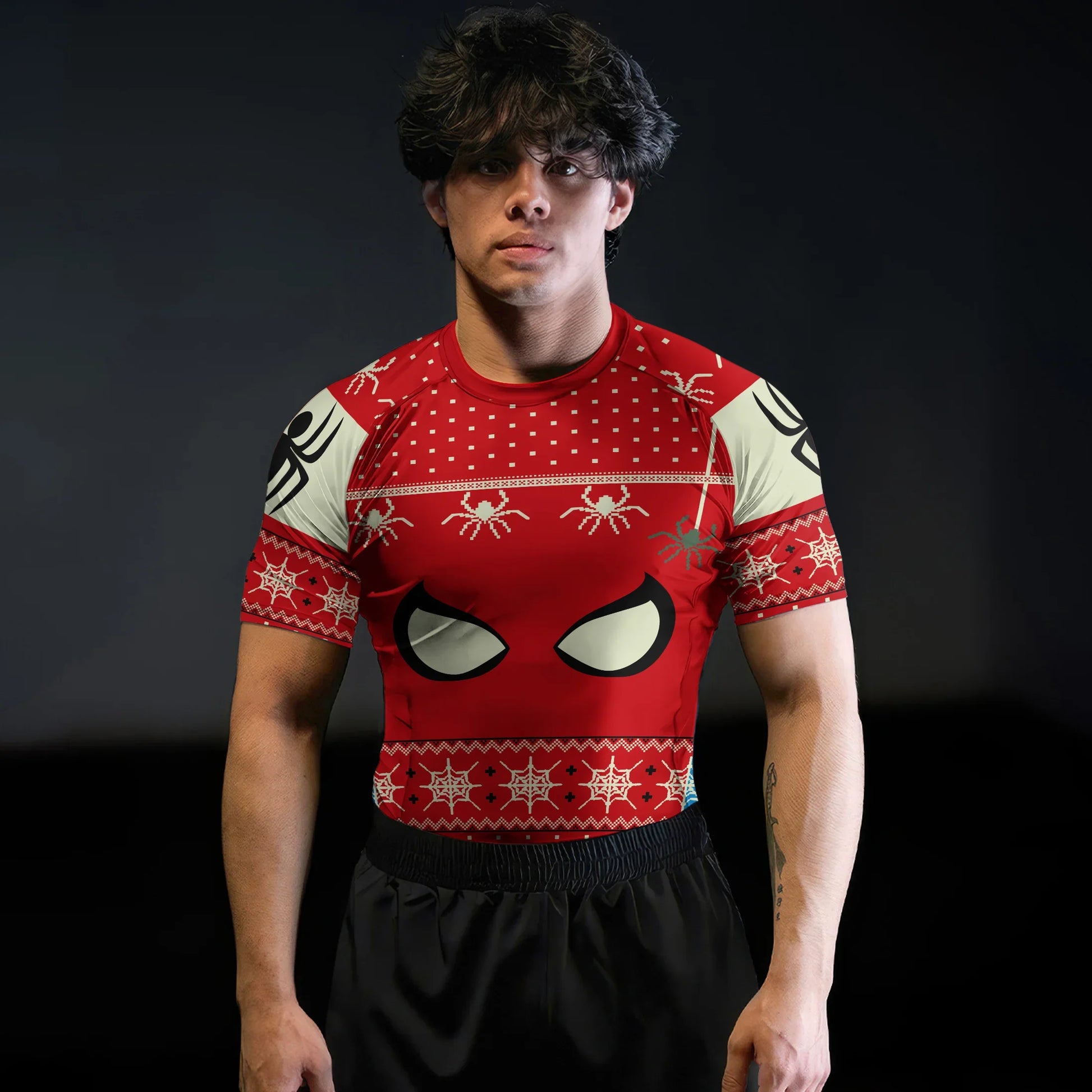 Holiday Web Warrior Rash Guard