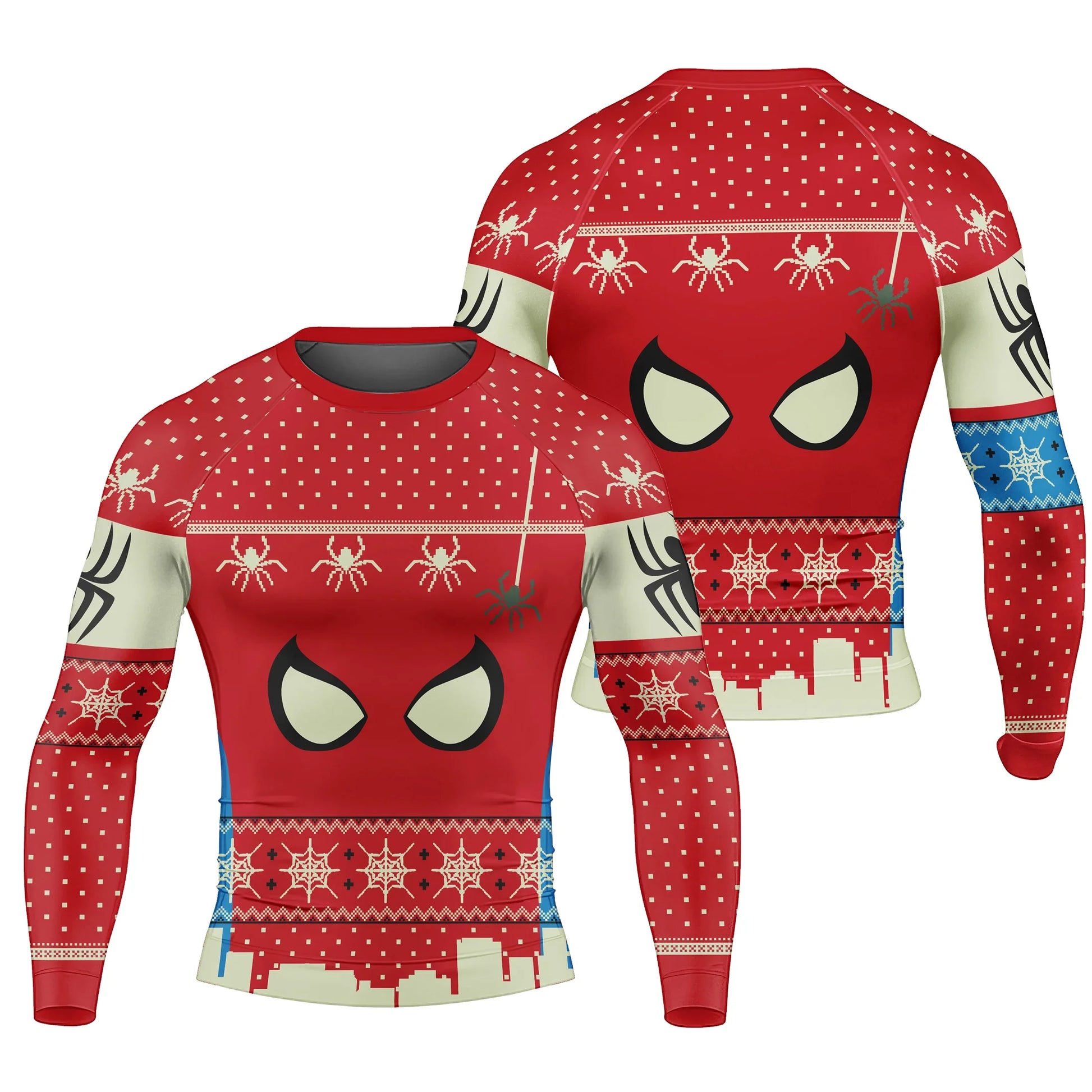 Holiday Web Warrior Rash Guard