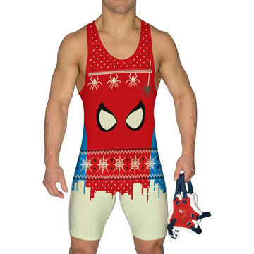 Holiday Web Warrior Wrestling Singlet