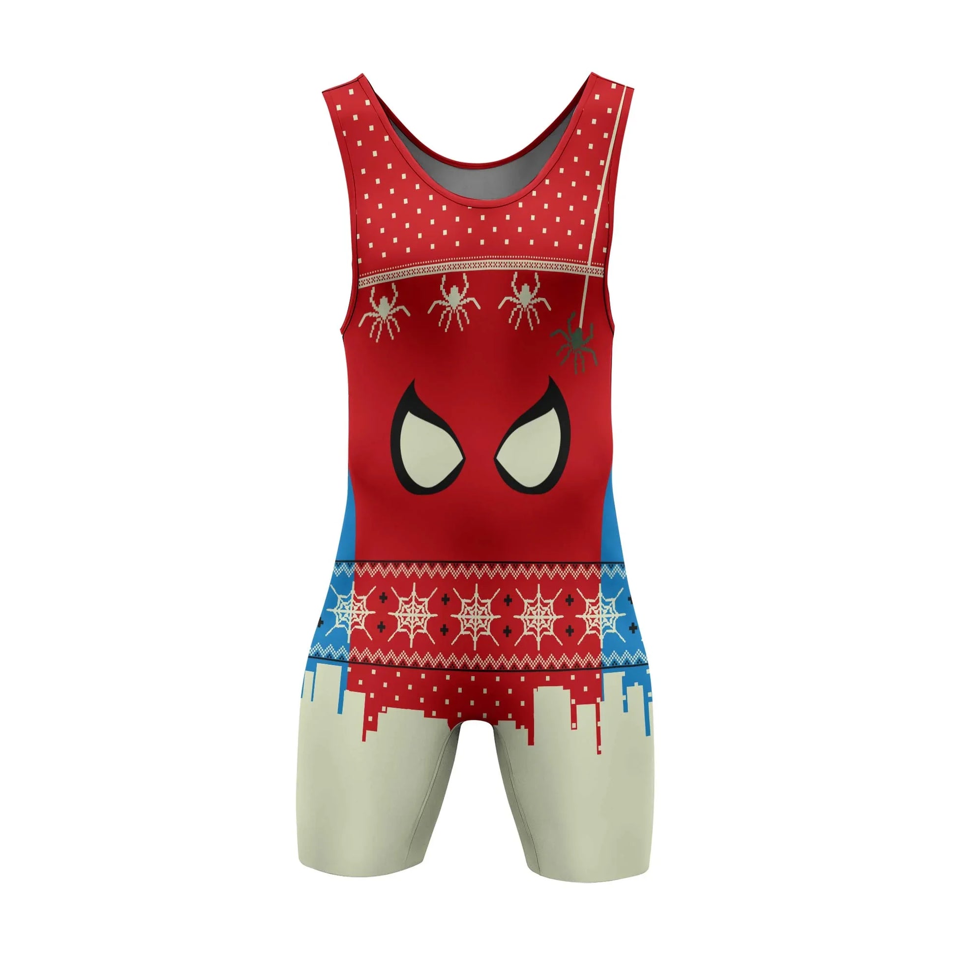 Holiday Web Warrior Wrestling Singlet