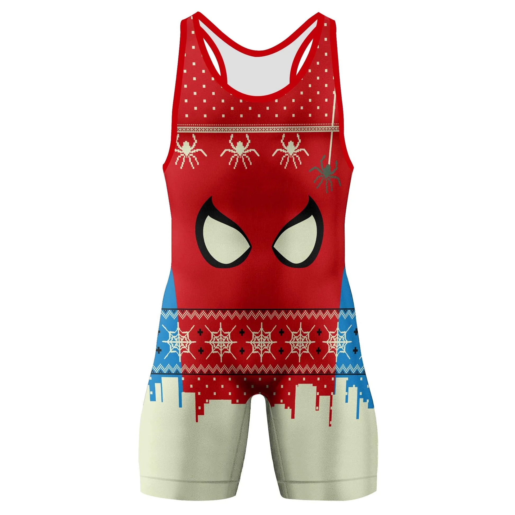 Holiday Web Warrior Wrestling Singlet