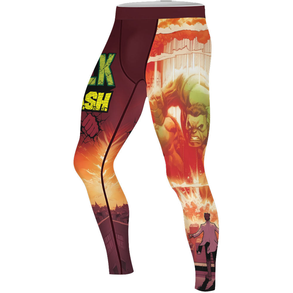 Hulk Smash Men's Compression Leggings