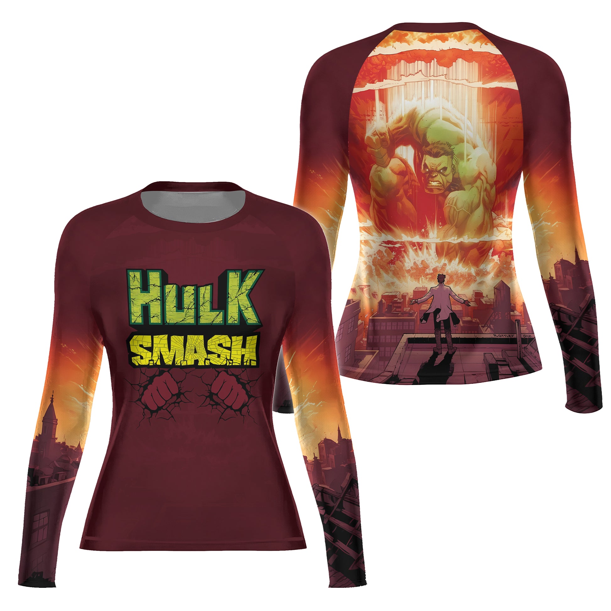 Hulk Smash Rash Guard