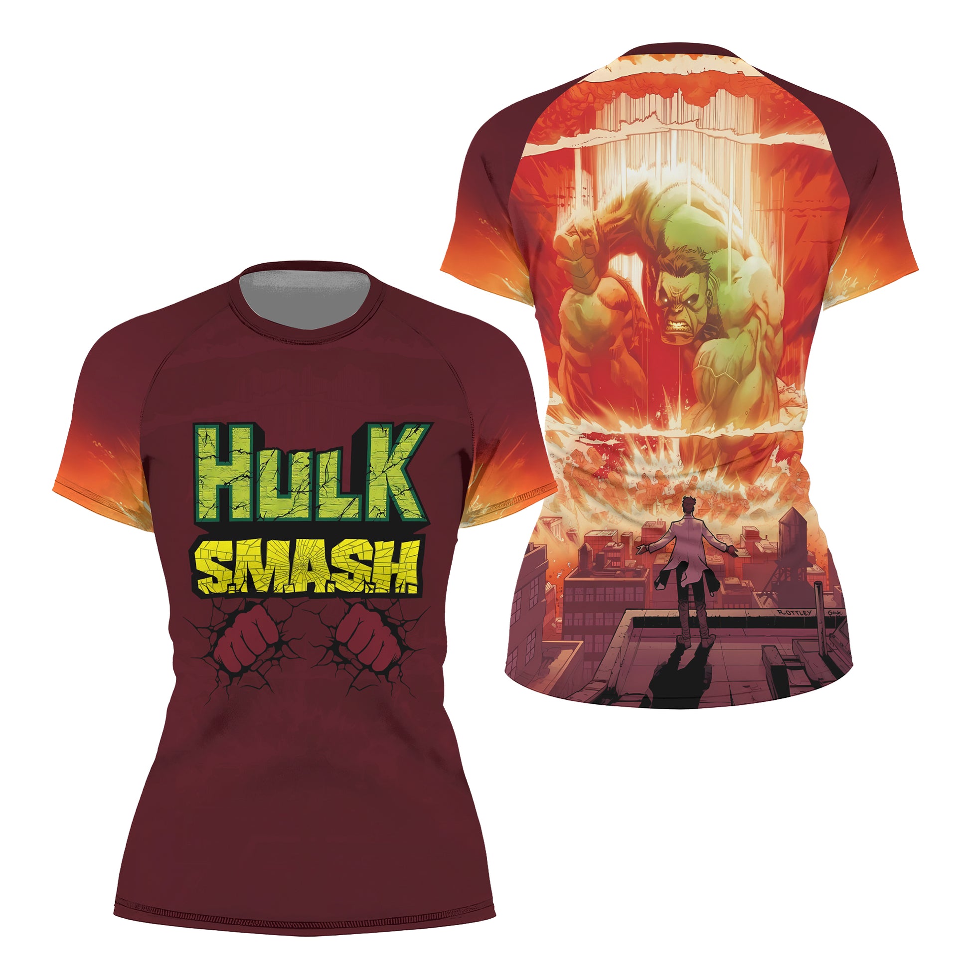 Hulk Smash Rash Guard