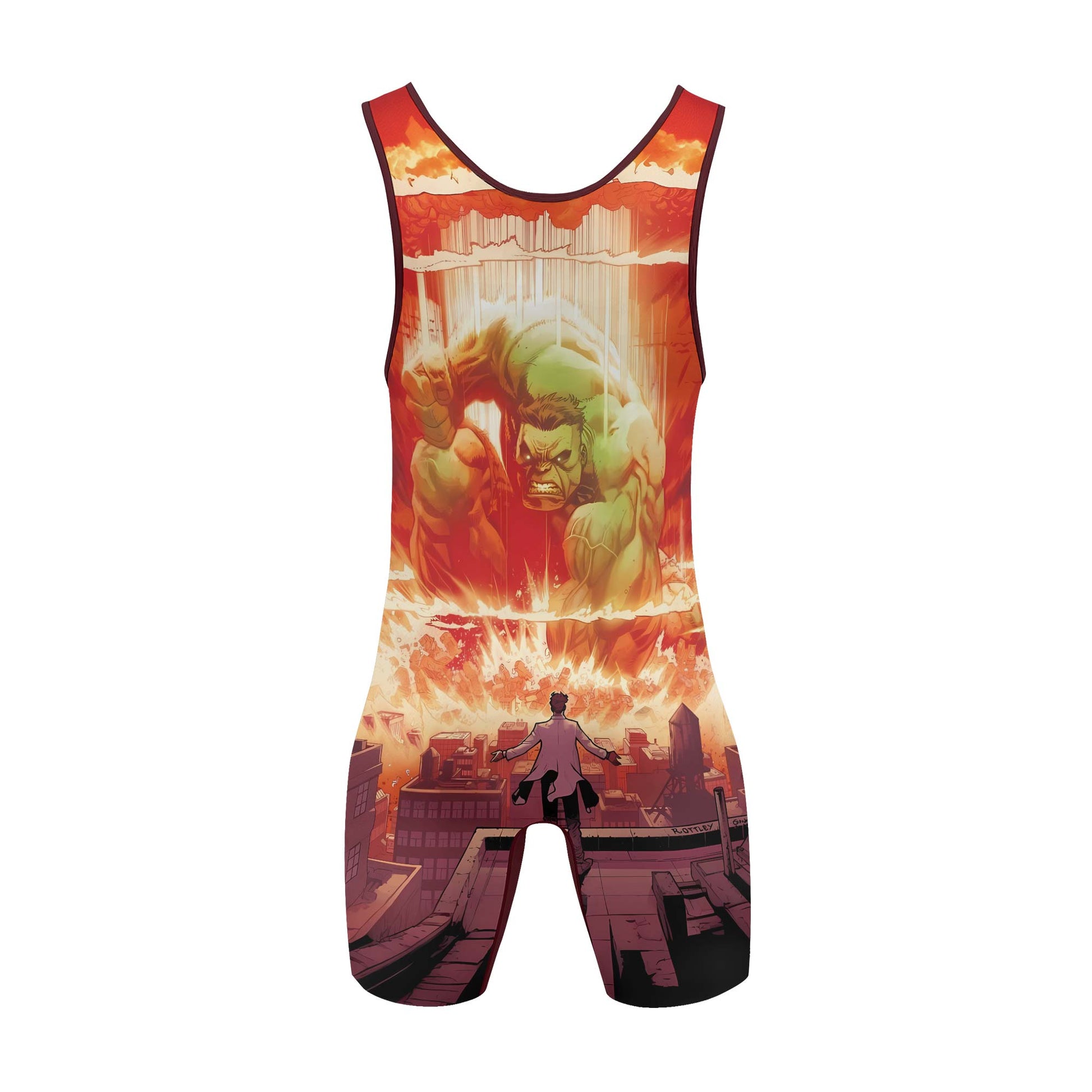Hulk Smash Wrestling Singlet