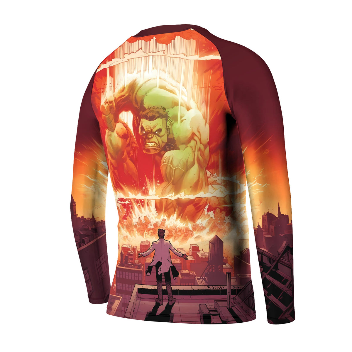 Hulk Smash Kids Rash Guard