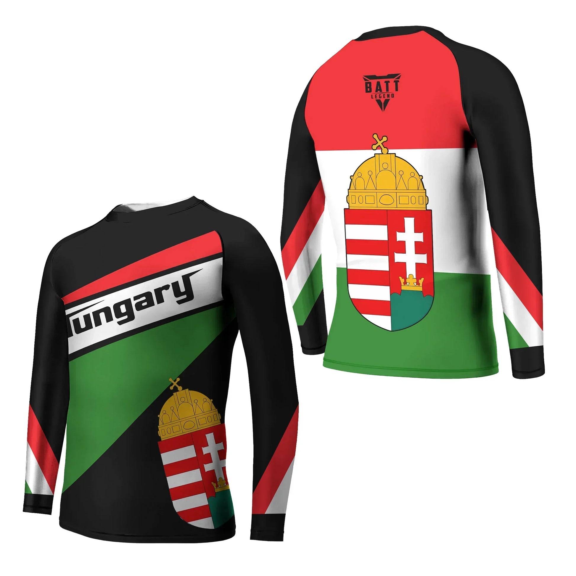 Hungary Flag Kids Rash Guard