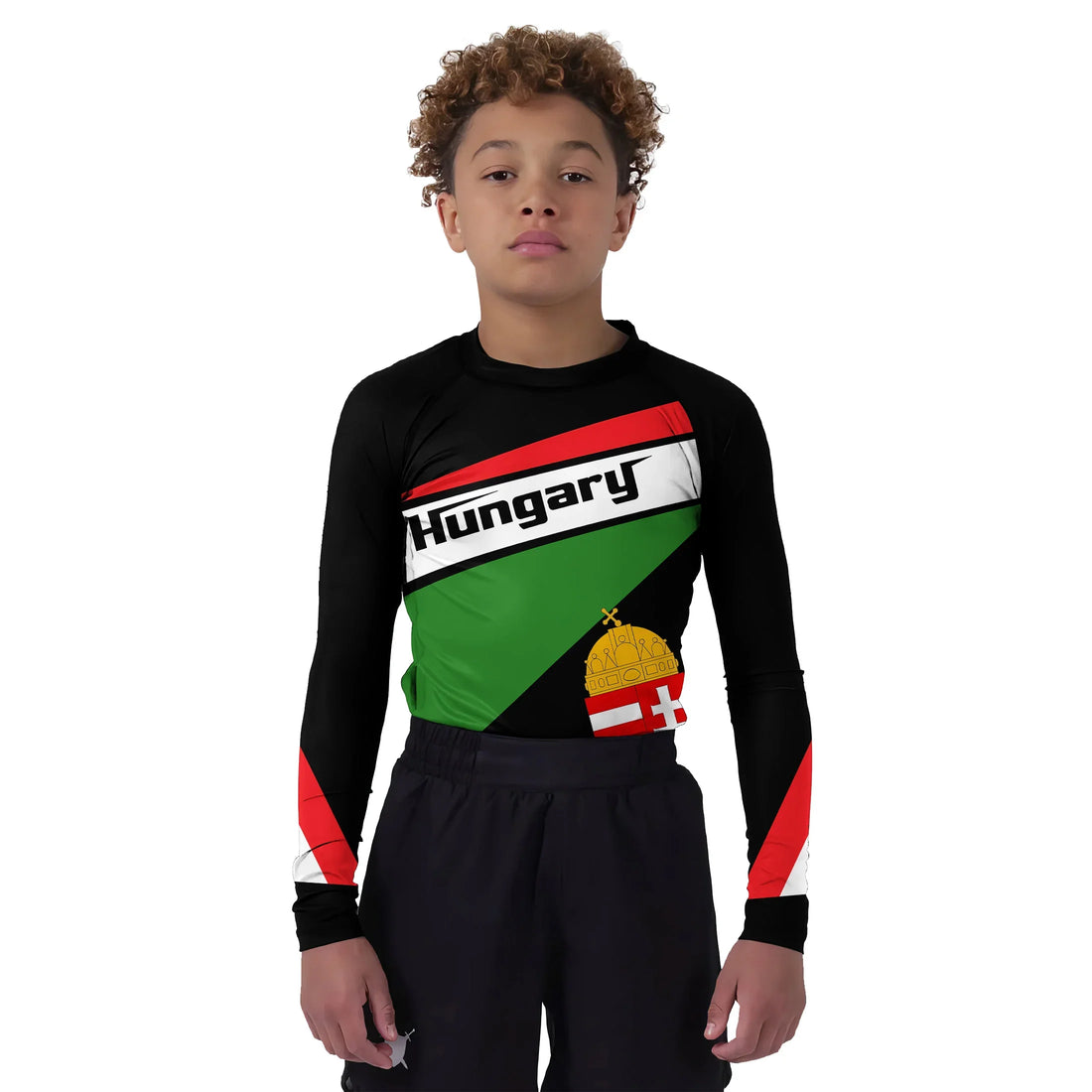 Hungary Flag Kids Rash Guard