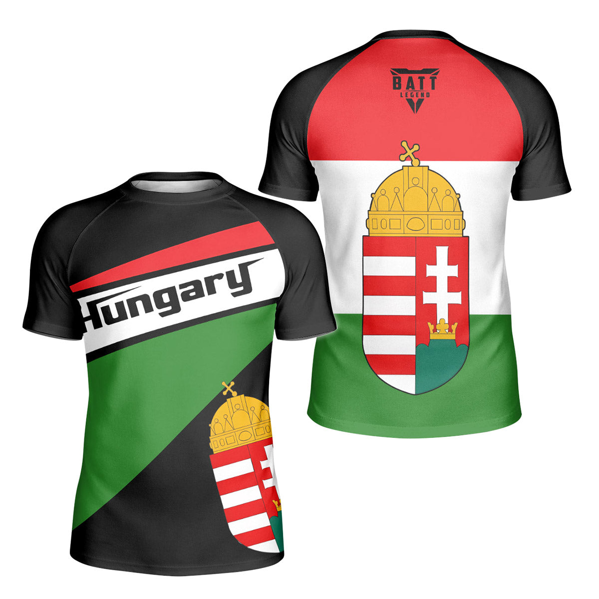 Hungary Flag Kids Rash Guard