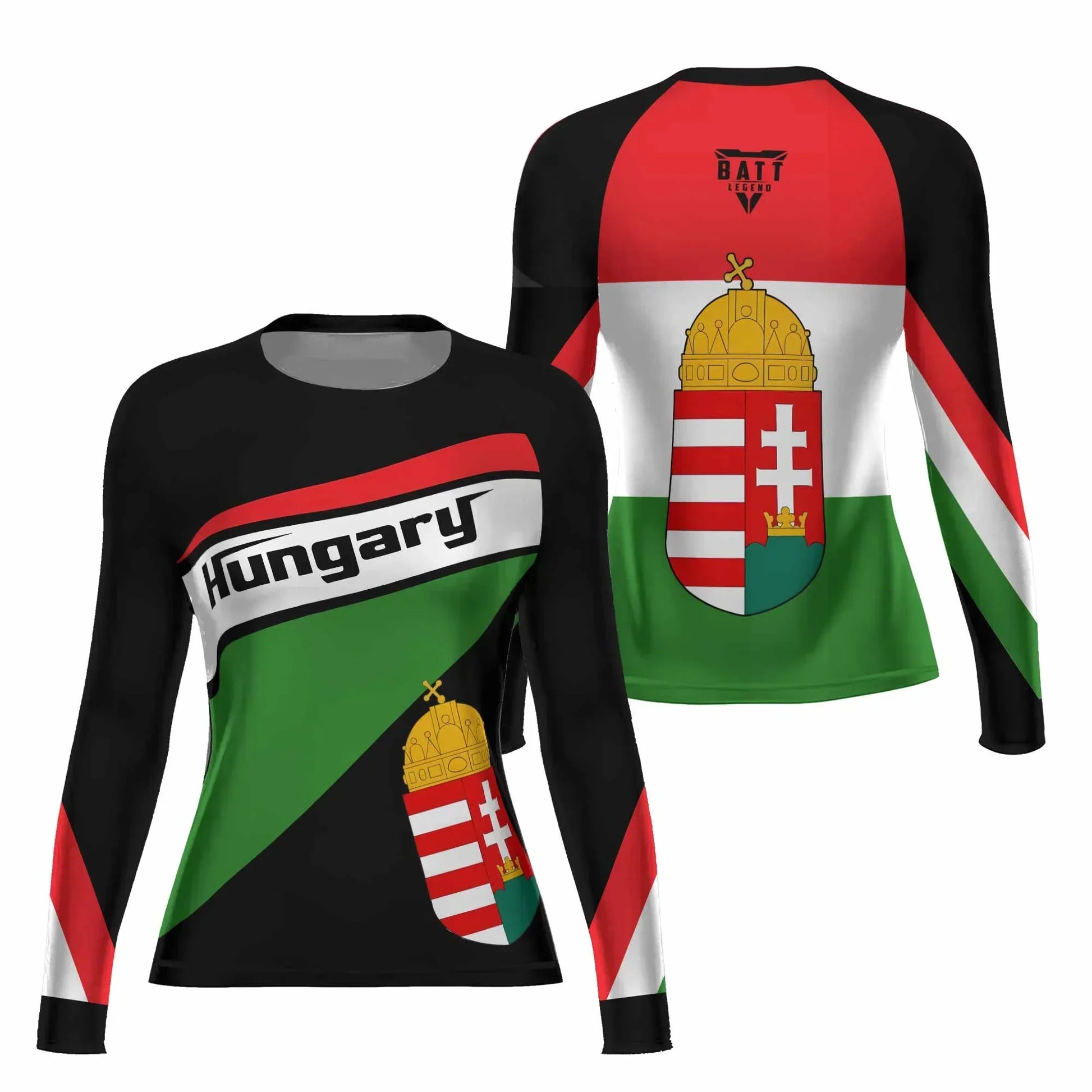 Hungary Flag Rash Guard