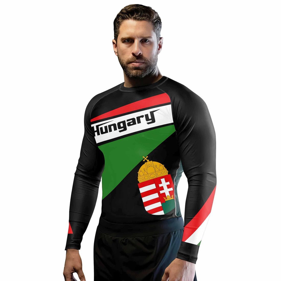 Hungary Flag Rash Guard