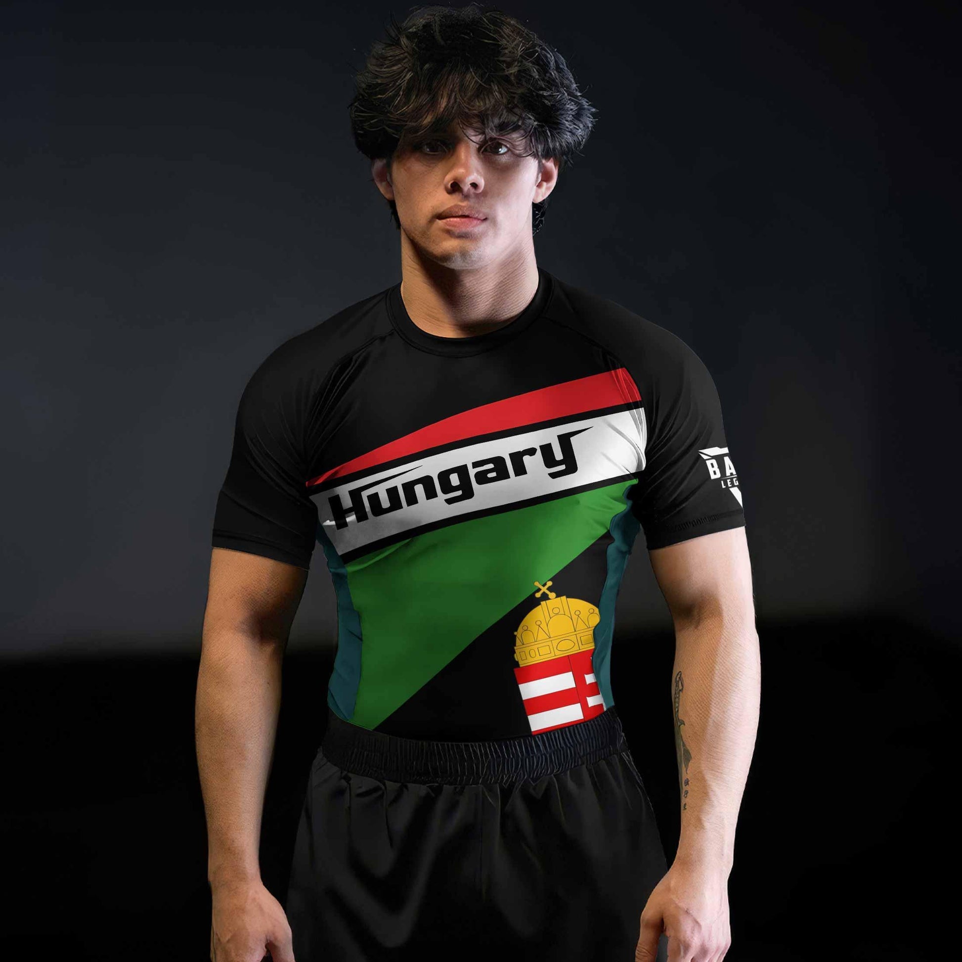 Hungary Flag Rash Guard