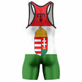 Hungary Flag Wrestling Singlet