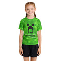 I Love My Dad More Than Minecraft Kids Rash Guard