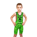 I Love My Dad More Than Minecraft Wrestling Singlet