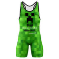 I Love My Dad More Than Minecraft Wrestling Singlet