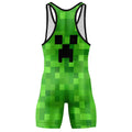 I Love My Dad More Than Minecraft Wrestling Singlet
