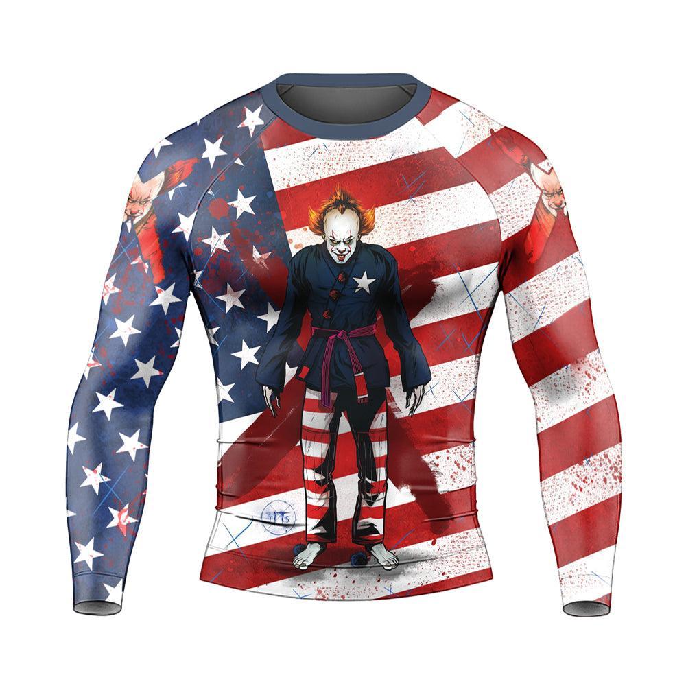 IT Clown American Horror Rash Guard