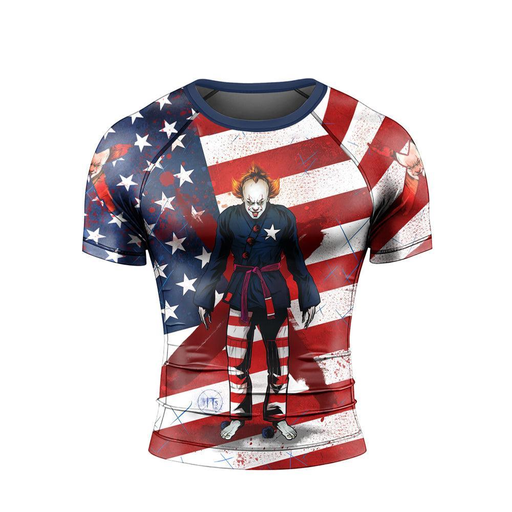 IT Clown American Horror Rash Guard