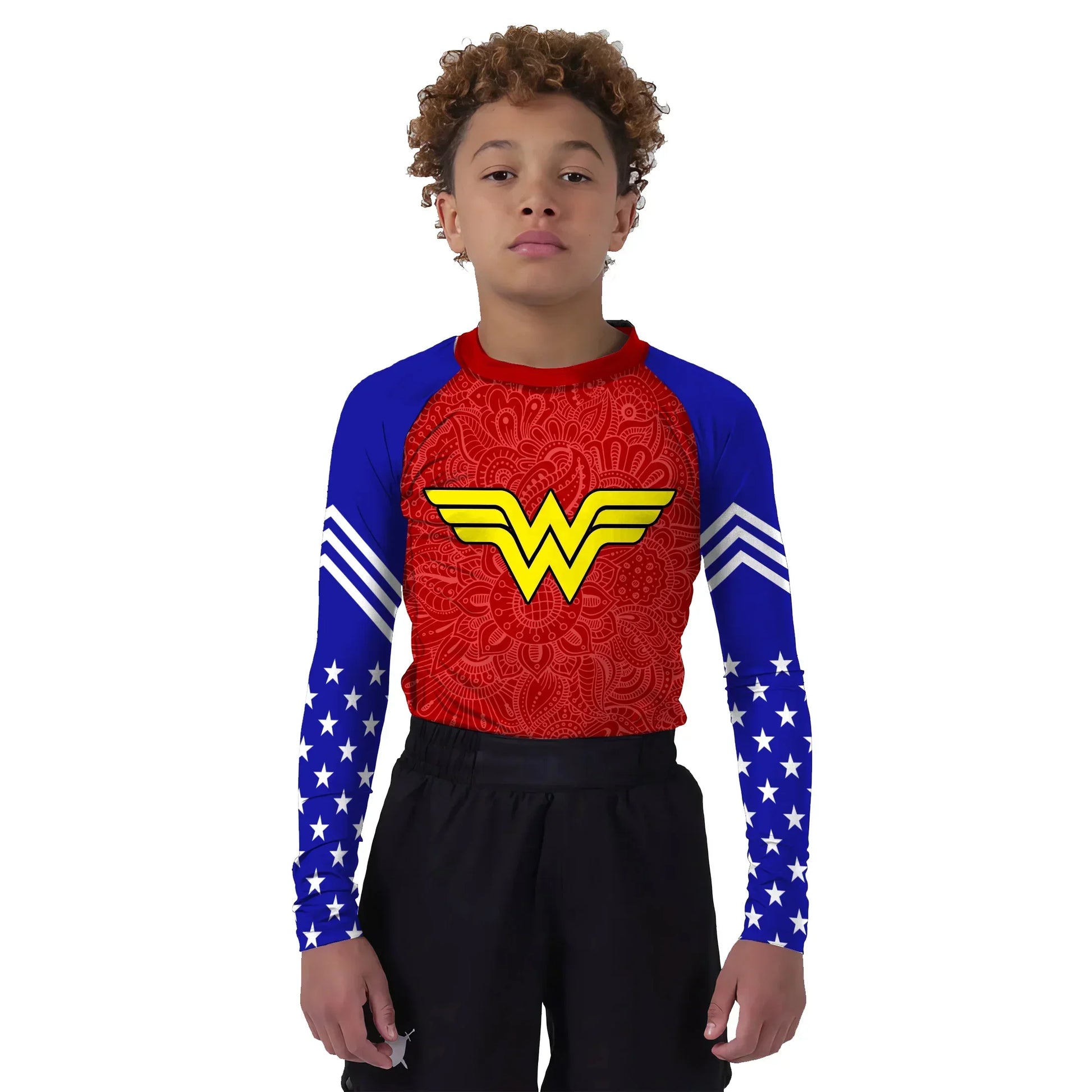 Invincible Wonder Woman Kids Rash Guard