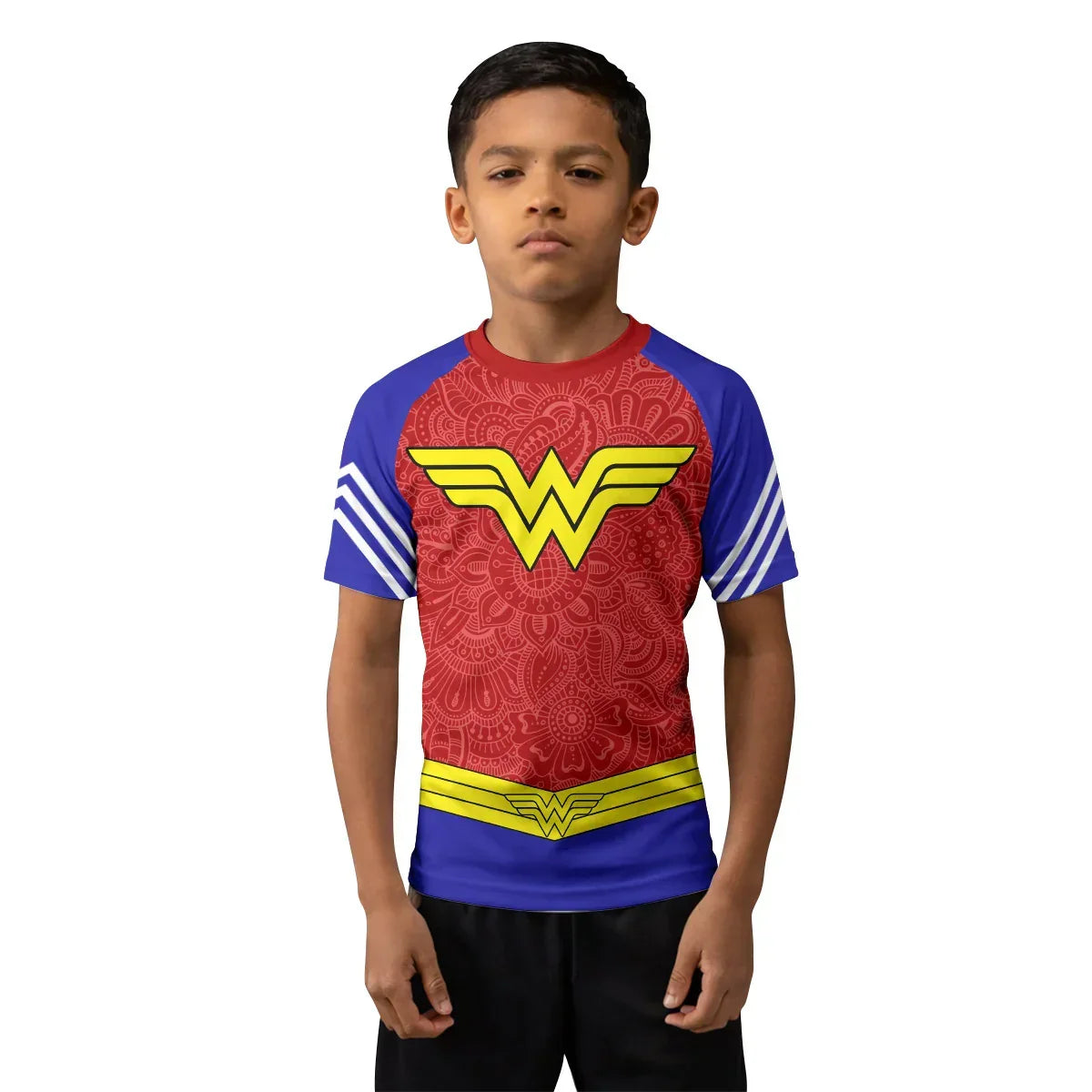Invincible Wonder Woman Kids Rash Guard