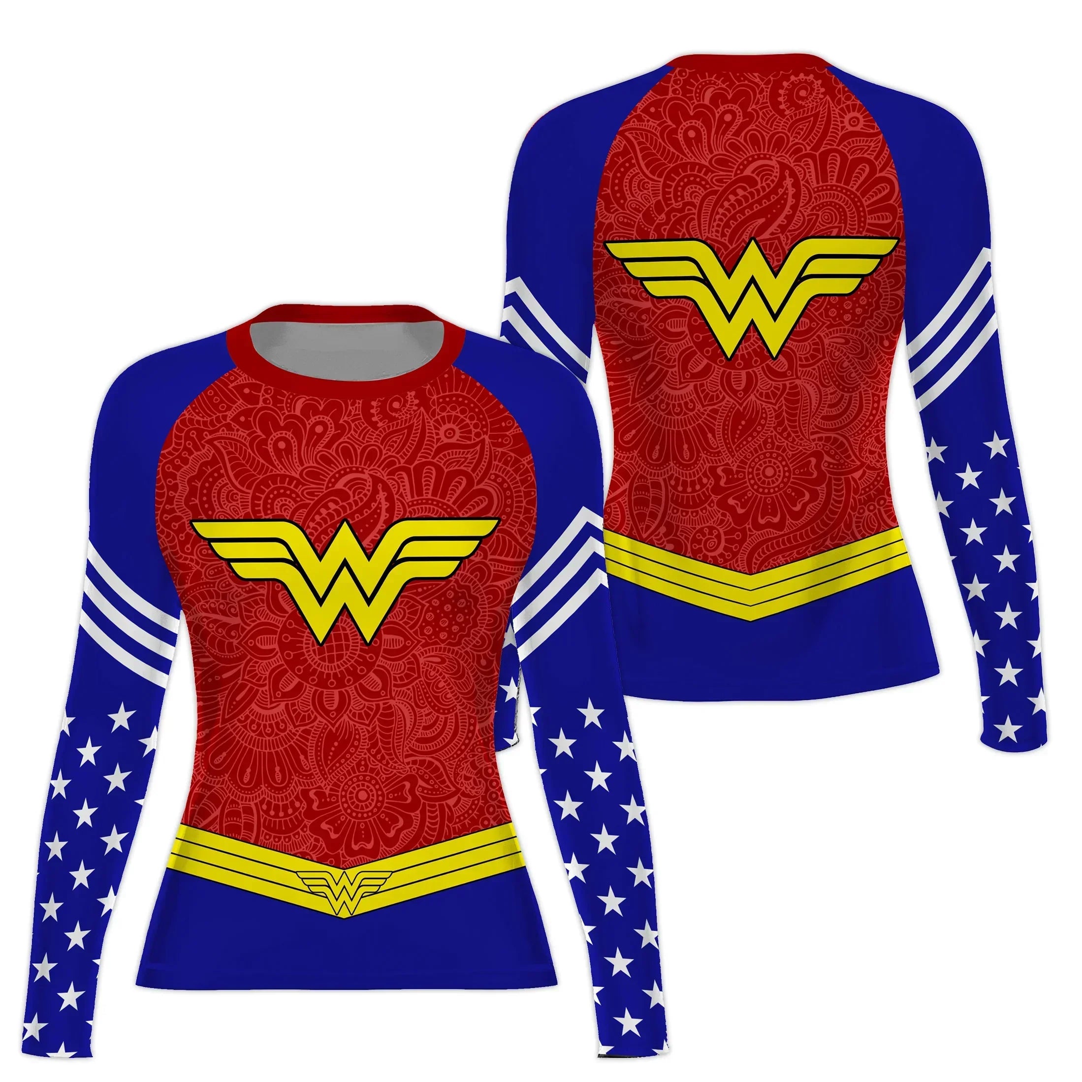 Invincible Wonder Woman Rash Guard – Athletic & MMA Sportswear