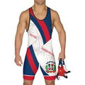 Personalized Dominican Republic Patriot Wrestling Singlet