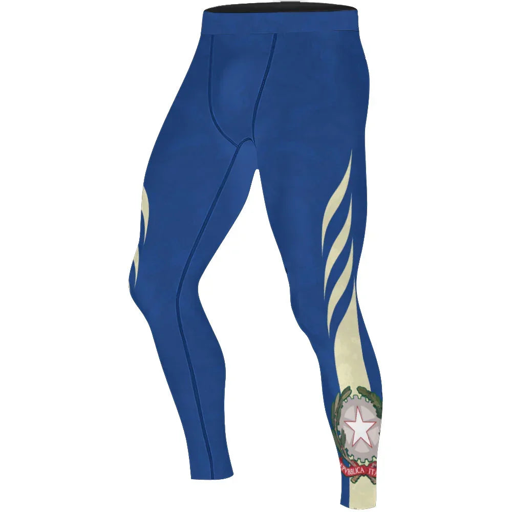 Italy Heritage Force Men's Compression Leggings