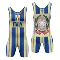 Italy Heritage Force Wrestling Singlet