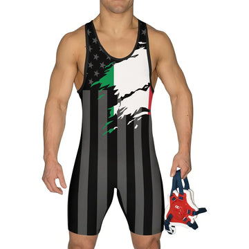 Italy Phantom Division Wrestling Singlet