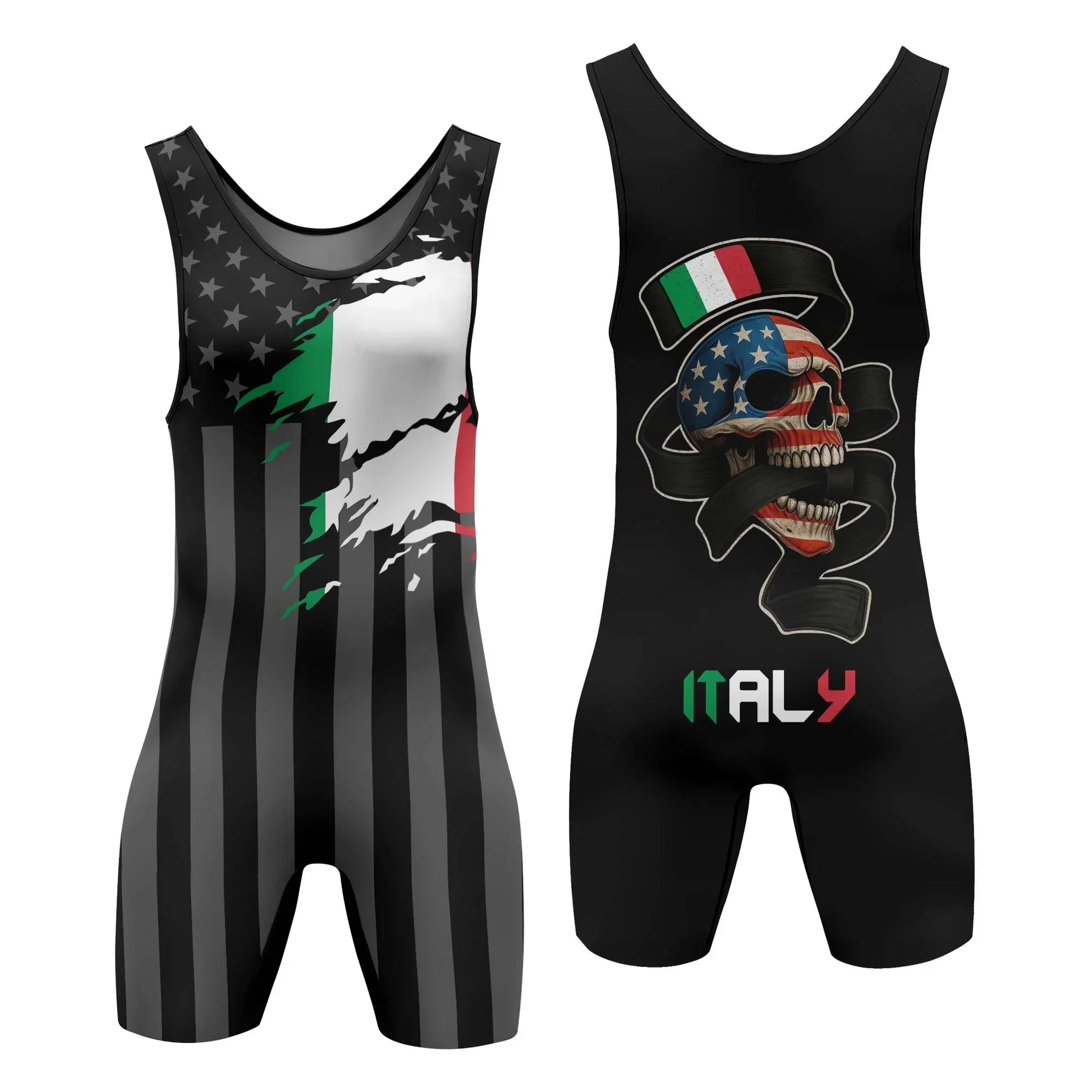 Italy Phantom Division Wrestling Singlet