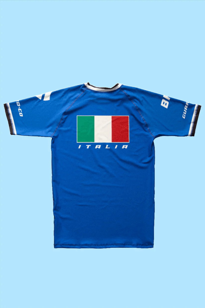 Italy Short Sleeve Rash Guard