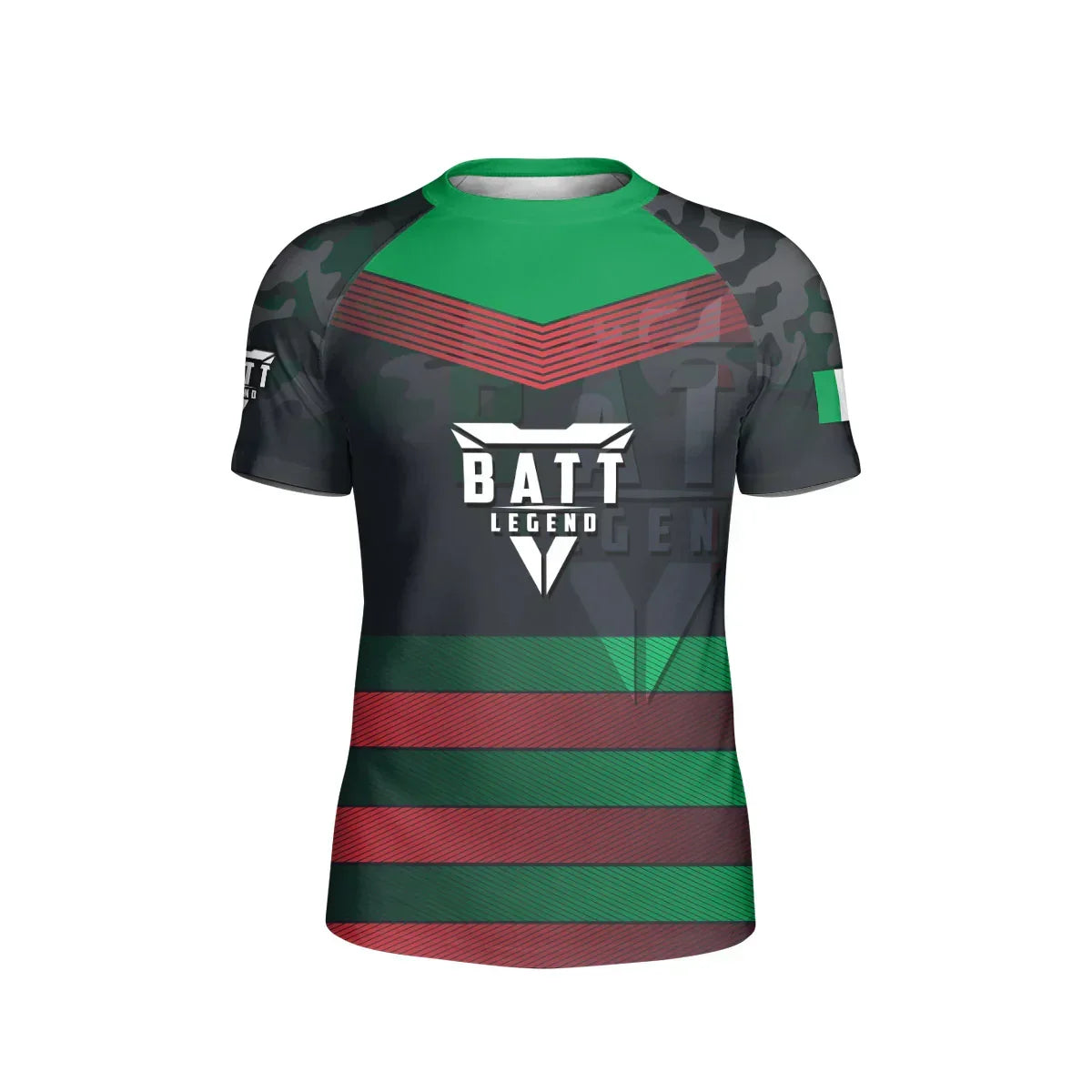 Italy Skull Fighter Kids Rash Guard