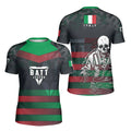 Italy Skull Fighter Kids Rash Guard